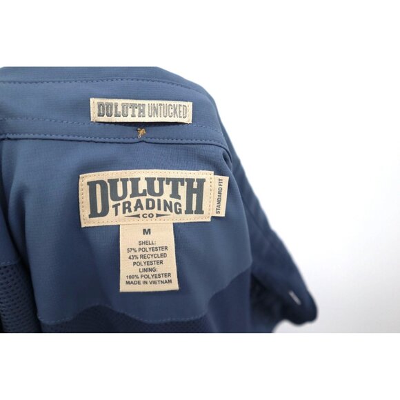 Duluth Trading Co Mens Standard Fit Action Blocks Burn & Odor Work Shirt Size M - Picture 2 of 13